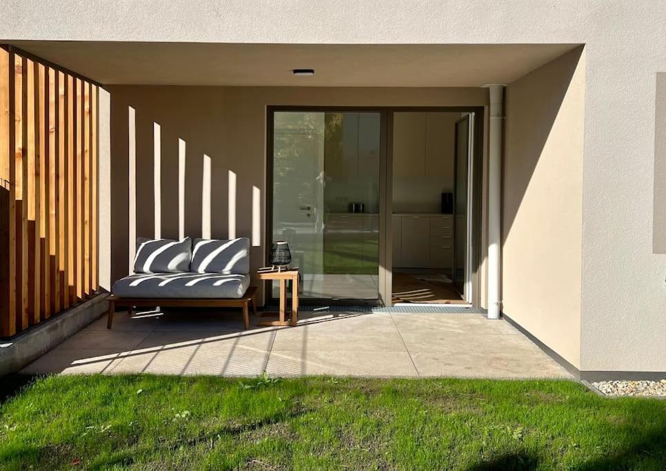 Modern Studio Gardenia_Gartenwohnung Alte Donau Bécs Kültér fotó